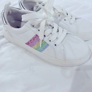 GAP Rainbow Stripe Sneakers SZ 13